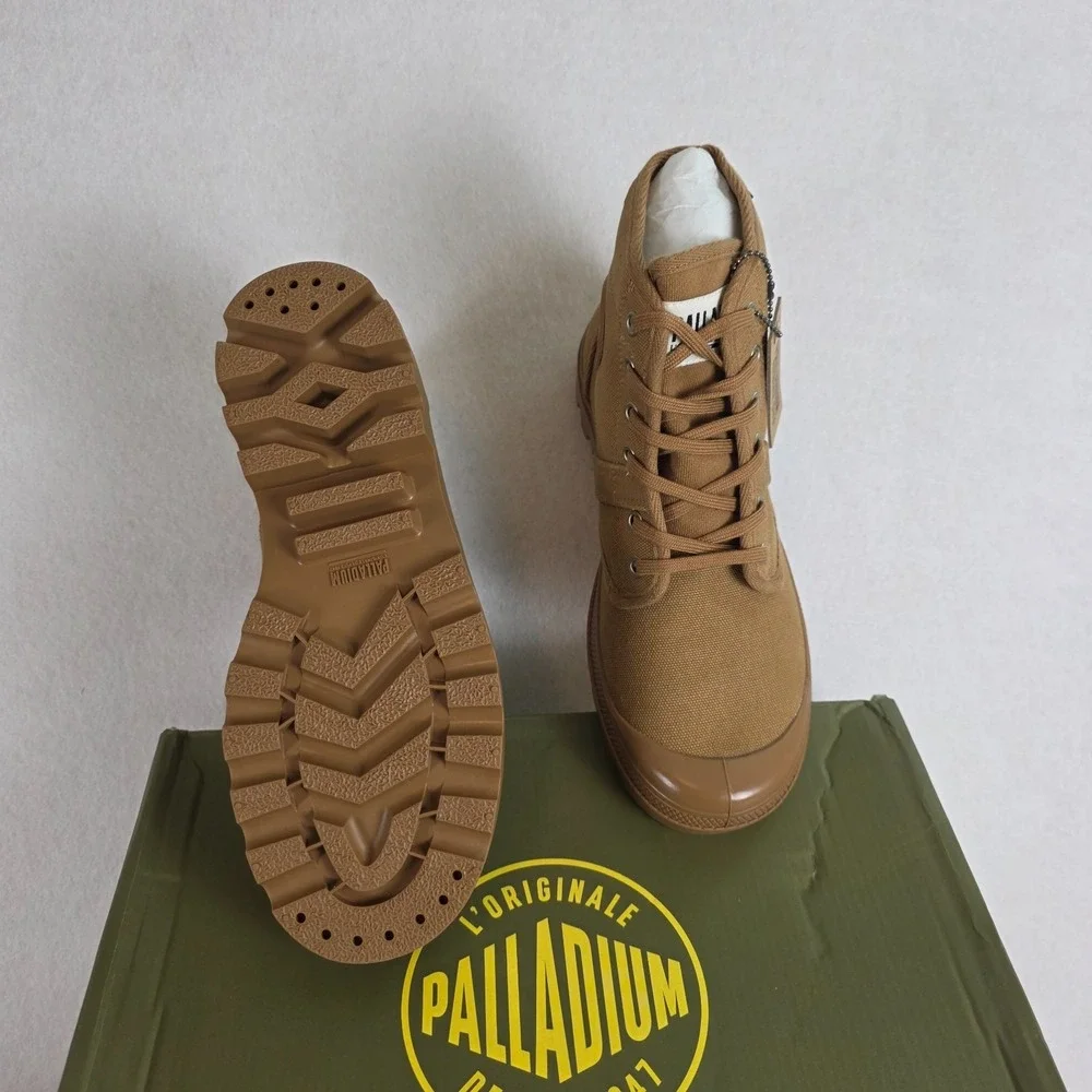 Palladium Pallabrousse Women's Sneakers Size 9.5 Cinnamon NIB  Canvas - Picture 6 of 9